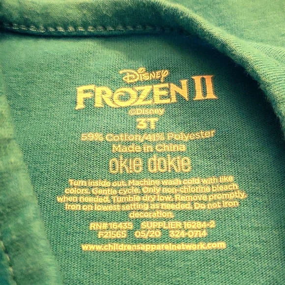 Disney Frozen II long sleeve tee shirt - Picture 2 of 3